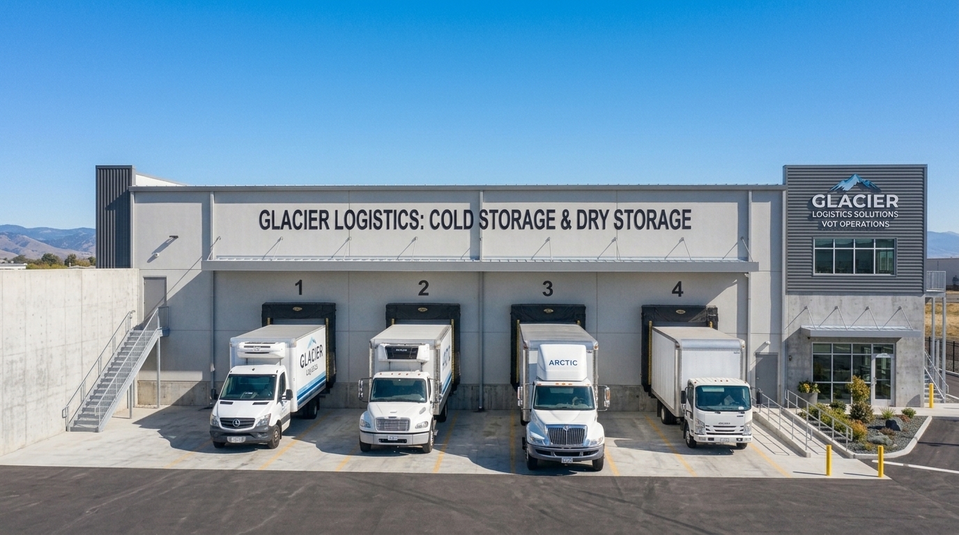 Cold Storage & Refrigerated Warehouses concept rendering