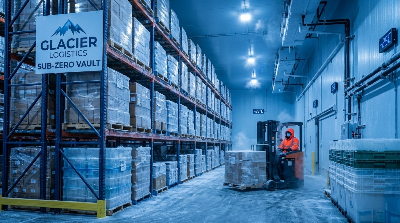 Cold Storage & Refrigerated Warehouses concept rendering